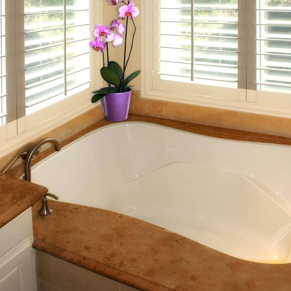 Hydro Systems Providence 72 in. Acrylic Rectangular Drop-in Whirlpool/Air bath bathtub in White (2)
