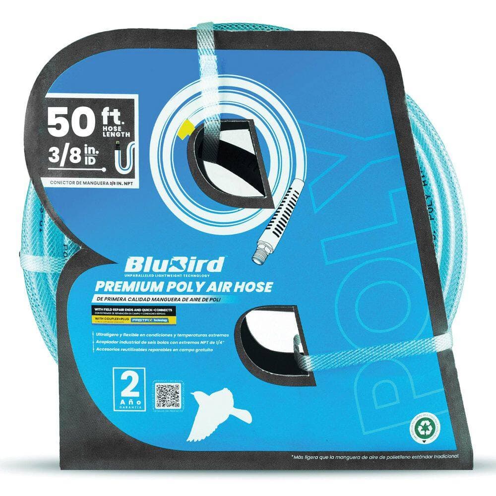 BLUBIRD 3/8 in. x 50 ft. Polyurethane Air Hose (2)