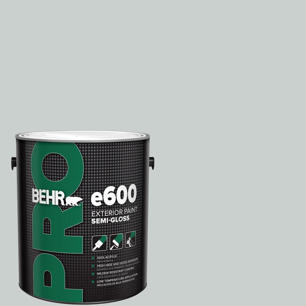BEHR PRO 1 gal. #PPF-17 Foggy Morn Semi-Gloss Exterior Paint