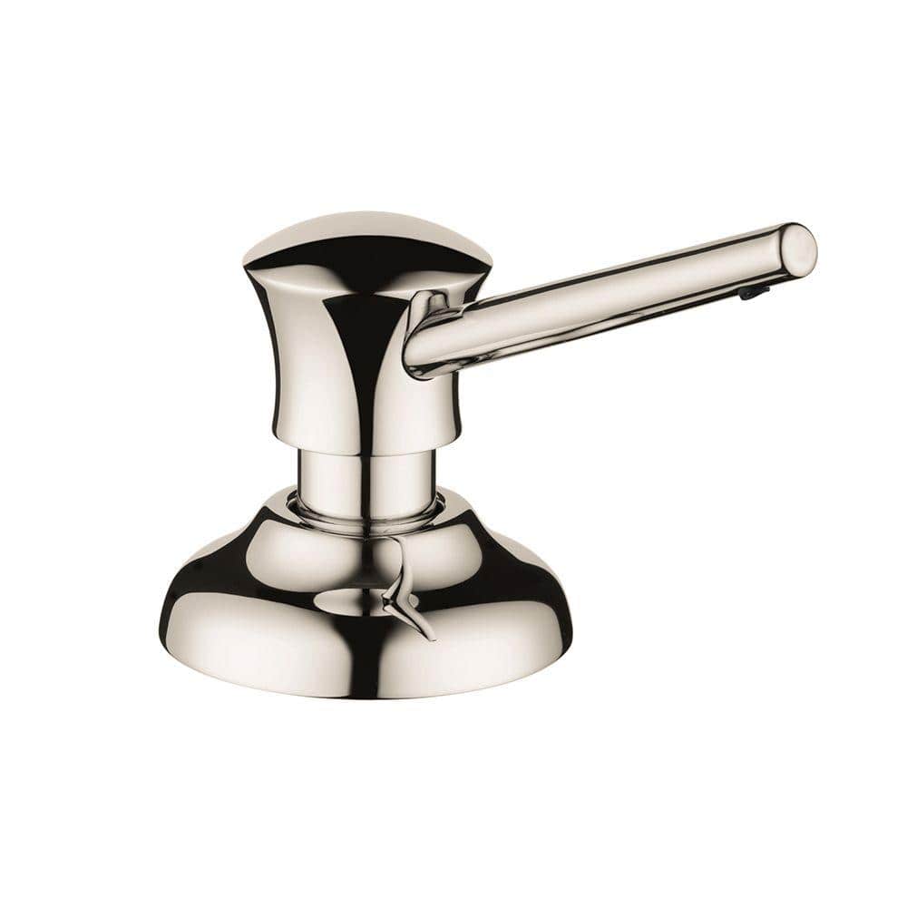 Hansgrohe C Soap Dispenser in Polished Nickel