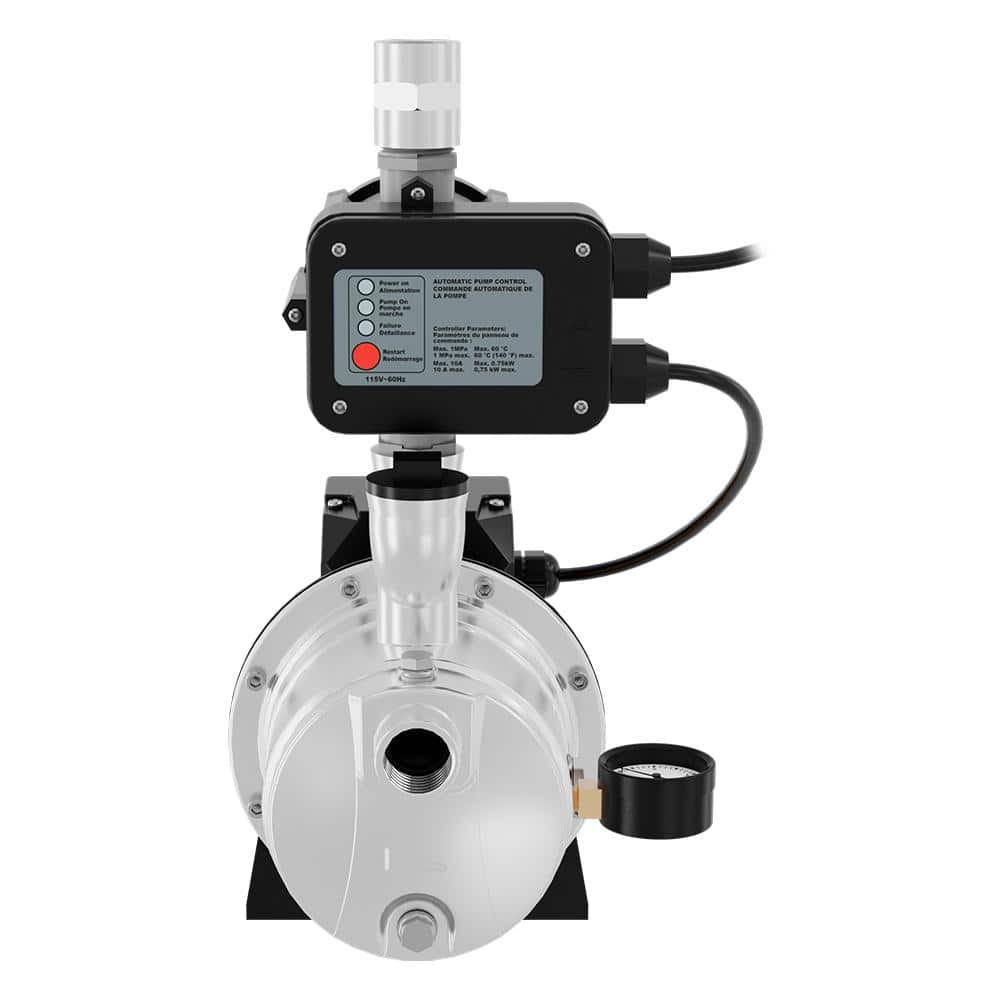K2 3/4 HP Stainless Steel Automatic Booster Pump (3)