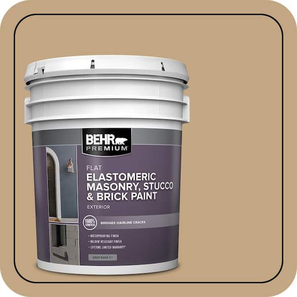 BEHR PREMIUM 5 gal. #N290-5 Pocket Watch Elastomeric Masonry, Stucco and Brick Exterior Paint (2)