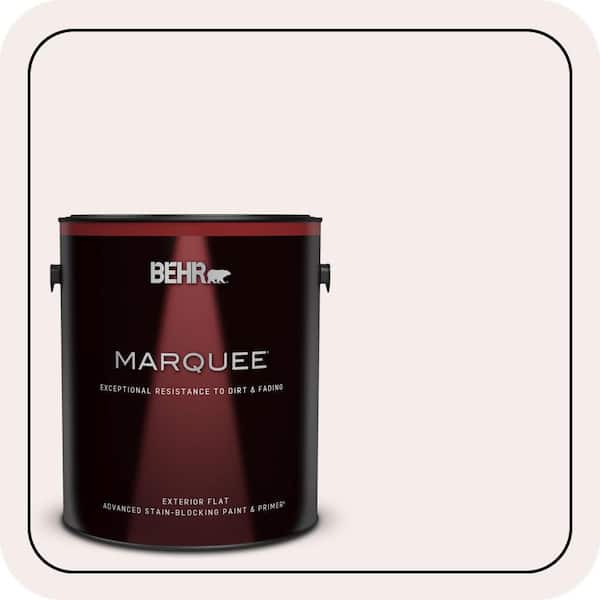 BEHR MARQUEE 1 gal. #RD-W08 Pink Mirage Flat Exterior Paint & Primer (2)