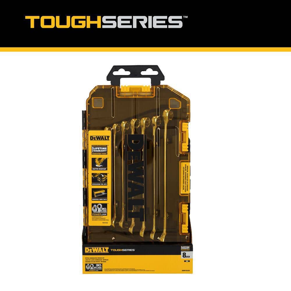 DEWALT TOUGHSERIES Metric Combination Wrench Set (8-Piece) (2)