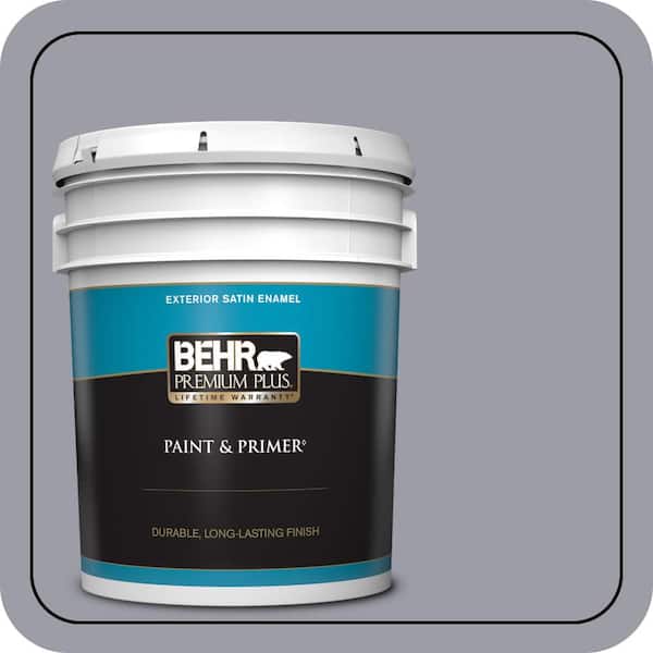 BEHR PREMIUM PLUS #BNC-09 Heather Gray Enamel & Primer Color Sample (3)