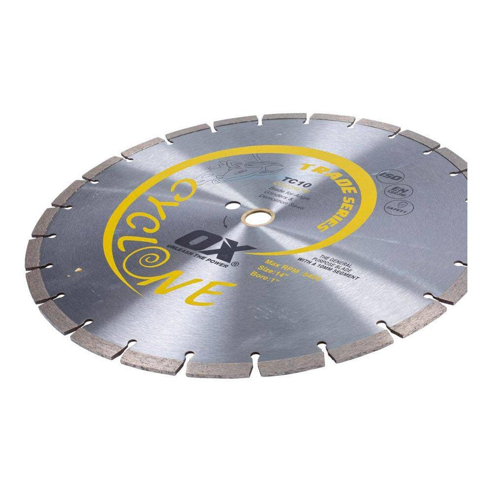 OX Trade Series General Purpose 1 - 20 mm Bore 14 in. Diamond Blade (2)