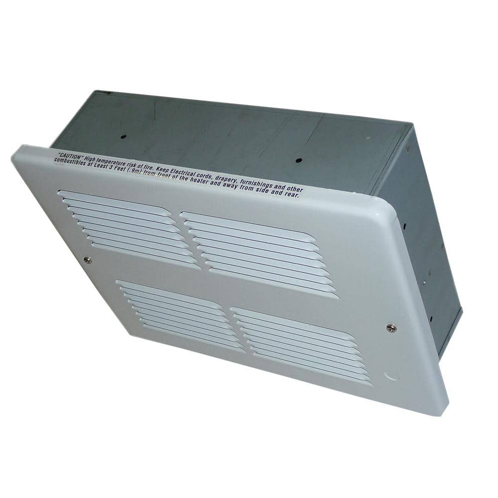 King Electric WHFC 240/208-Volt 1000-500-Watt/750-375-Watt Ceiling Heater in White (1)