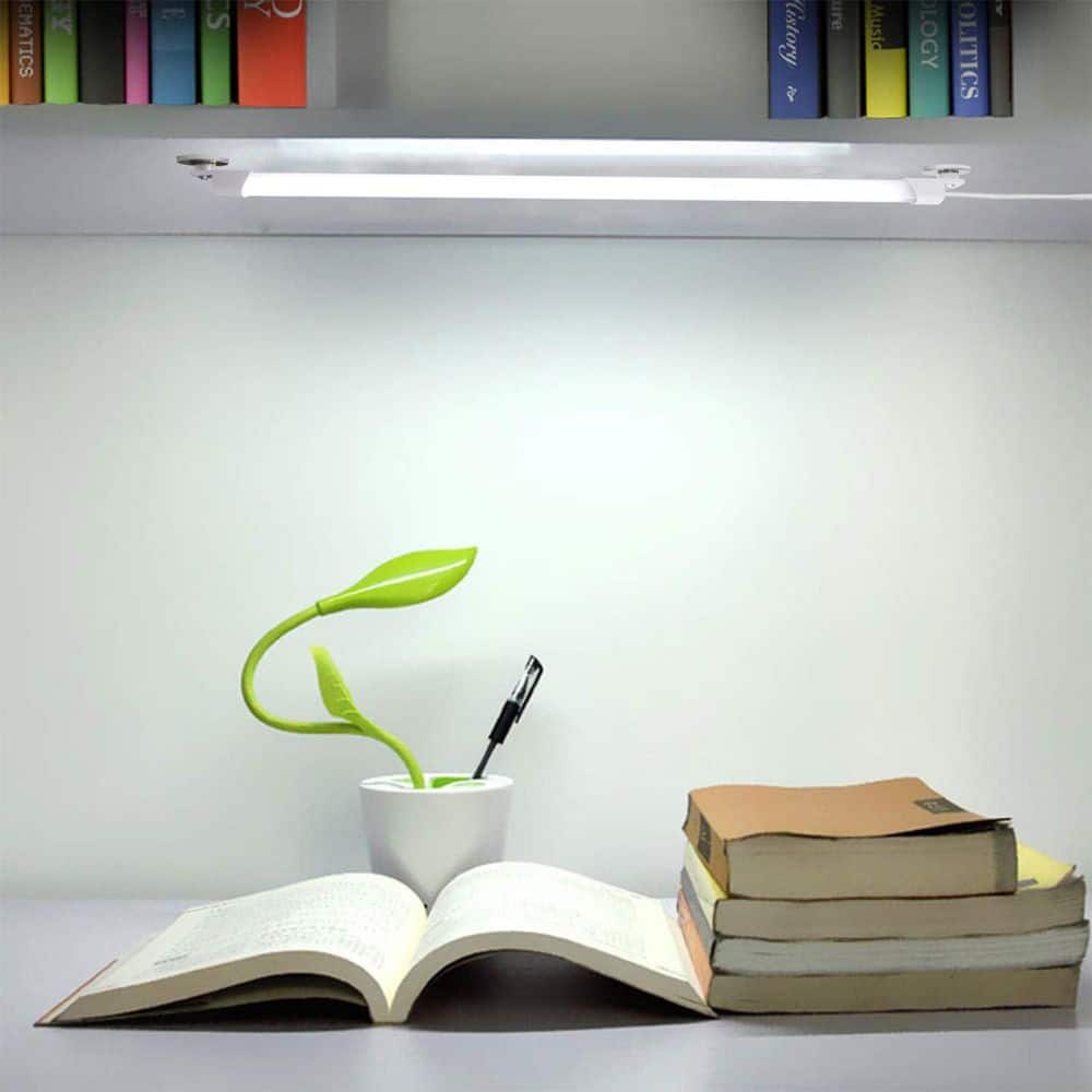 Unbranded 110V LED Strip Light Under Cabinet Work Light Plug-in Power with 6 ft. Power Cord,Magnetic Installation (White 6000K) (3)