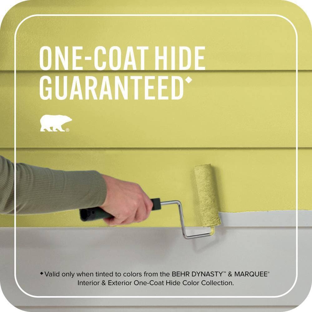 BEHR MARQUEE 1 gal. #P340-4 Lime Tree Semi-Gloss Enamel Exterior Paint & Primer (3)