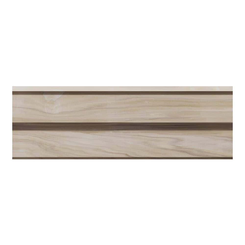 Ornamental Mouldings . 75 in. D x 5.25 in. W x 92 in. L Unfinished Poplar Wood Lucent Crown Moulding (2)