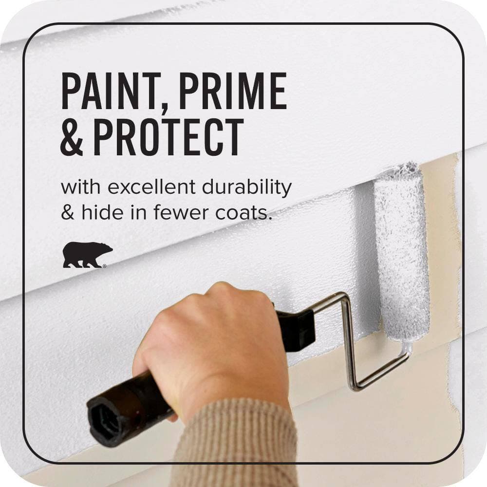 BEHR ULTRA 1 qt. #630A-1 Amethyst Cream Satin Enamel Exterior Paint & Primer (3)