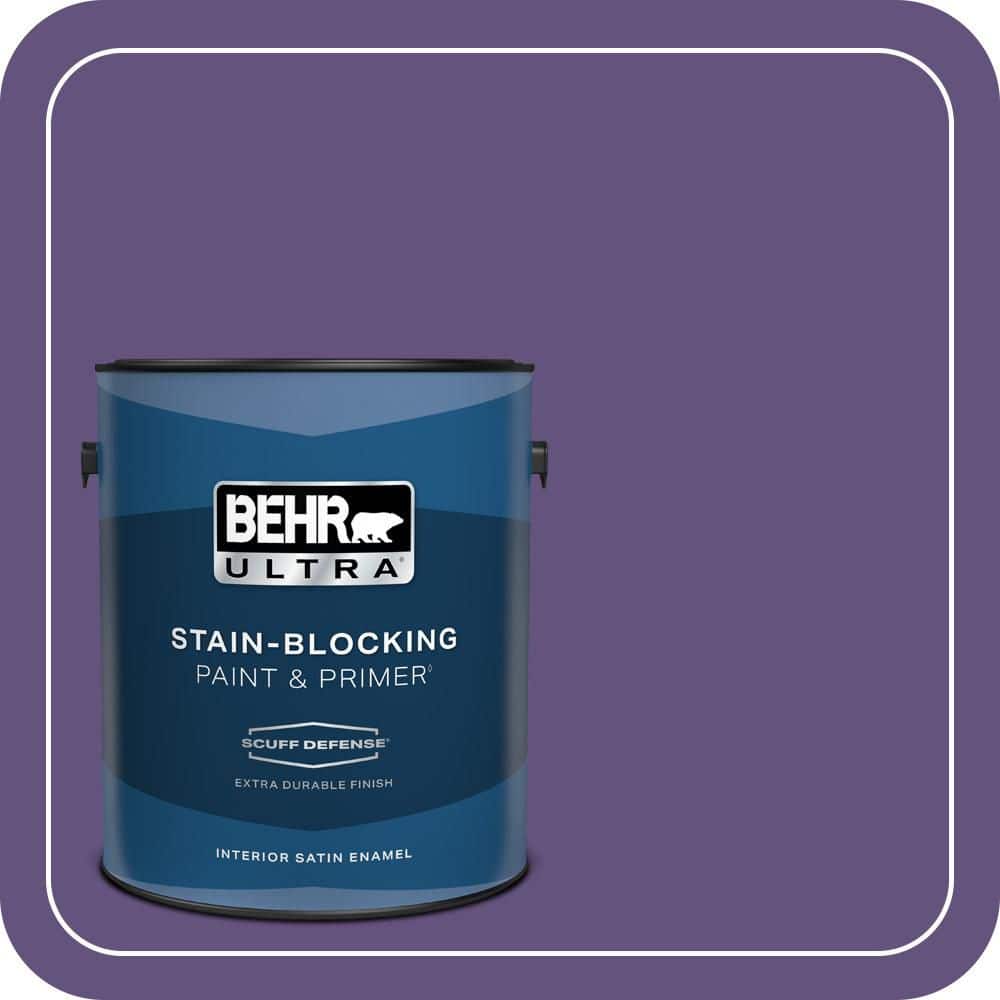 BEHR ULTRA 1 gal. #S-G-650 Berry Syrup Extra Durable Satin Enamel Interior Paint & Primer