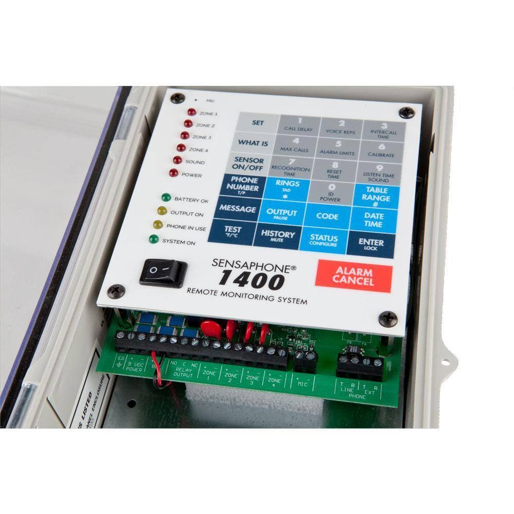 Sensaphone 1400 Series 4 Channel Remote Monitoring System with Clear Door (3)