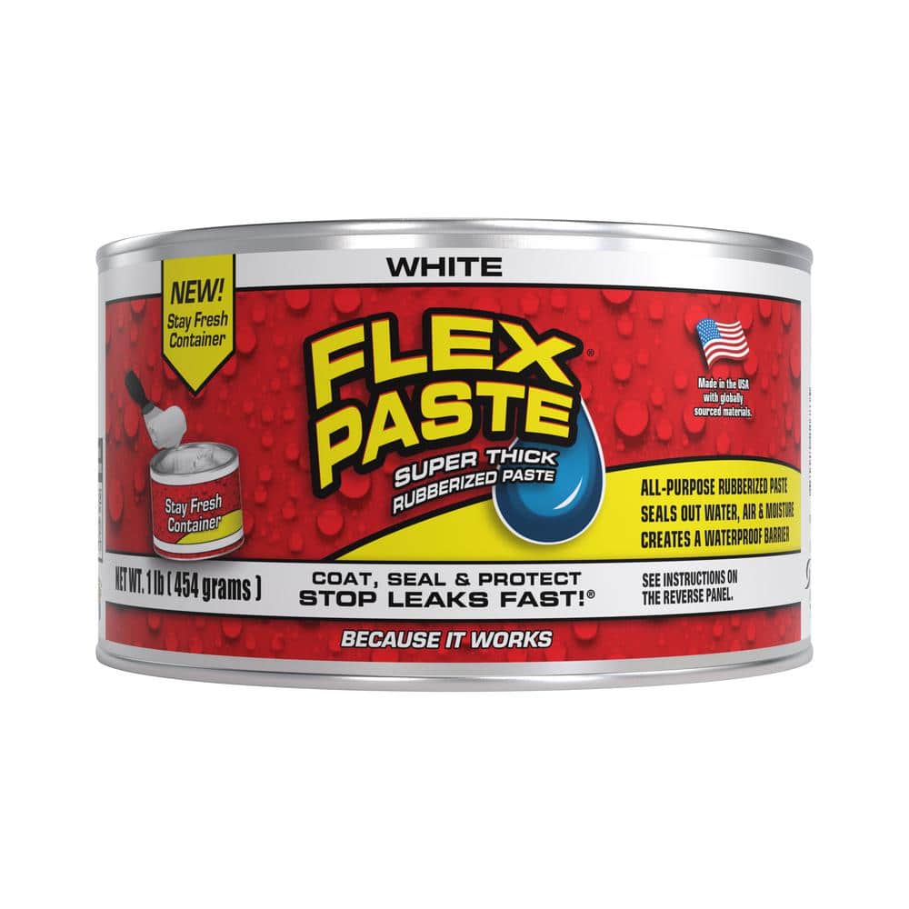 FLEX SEAL FAMILY OF PRODUCTS Flex Paste 16 fl. oz. White Interior/Exterior Multipurpose Sealant