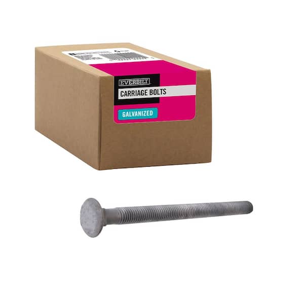 Everbilt 1/2 in.-13 x 7 in. Galvanized Carriage Bolt (25-Pack) (2)