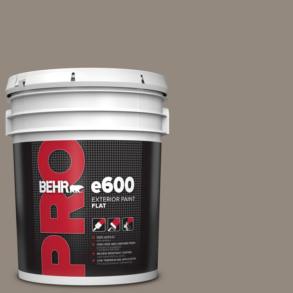 BEHR PRO 5 gal. #MQ2-57 Art District Flat Exterior Paint