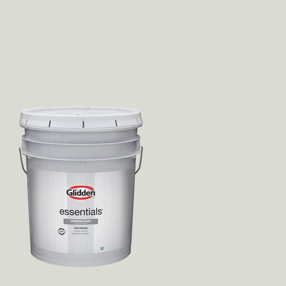 Glidden Essentials 5 gal. PPG1128-1 Anonymous Flat Interior Paint