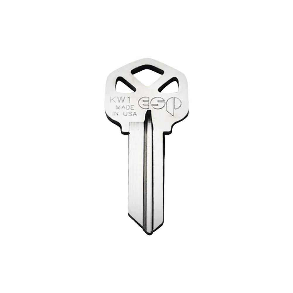 Premier Lock Single Cylinder Door Handleset with Deadbolt Lock, Inside Knob and 3 KW1 Keys (4)