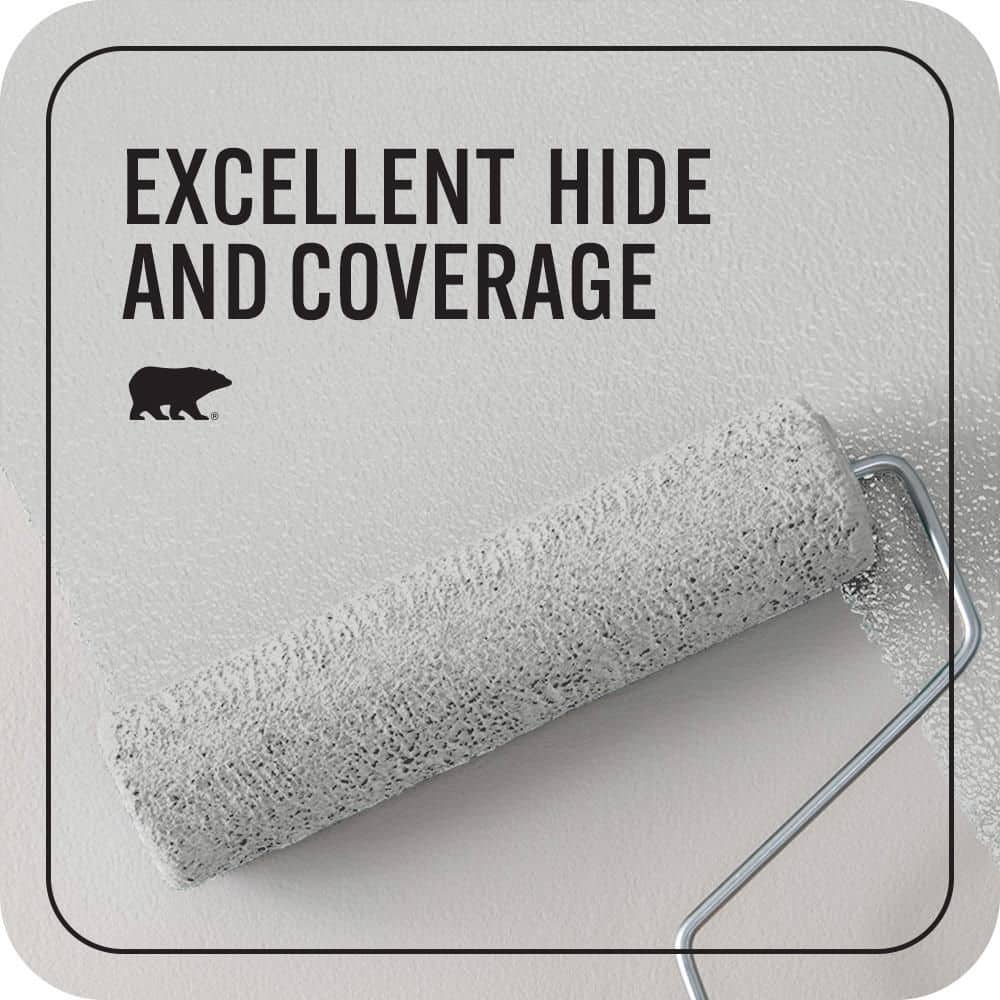 BEHR PREMIUM PLUS #N520-1 White Metal Enamel Interior/Exterior Paint & Primer Color Sample (4)
