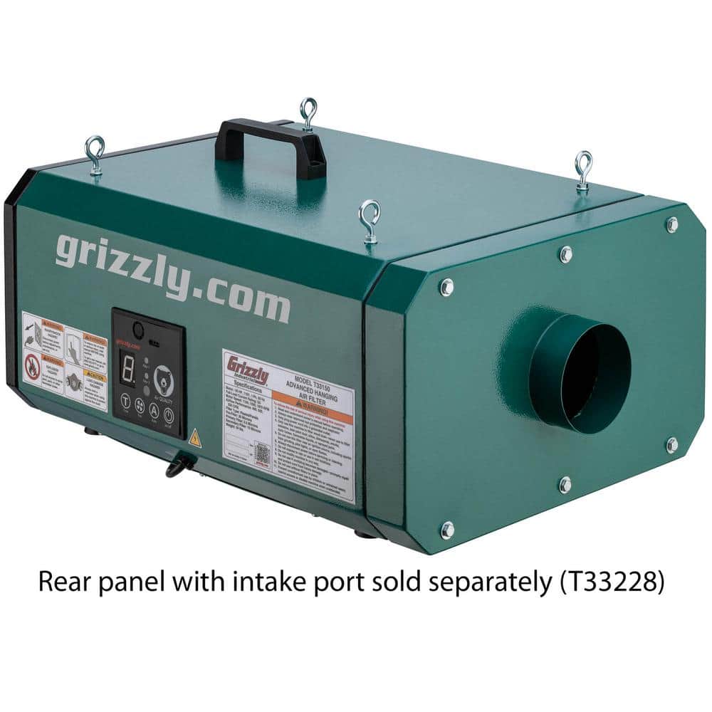 Grizzly Industrial 3-Speed HEPA Hanging Air Filter (2)