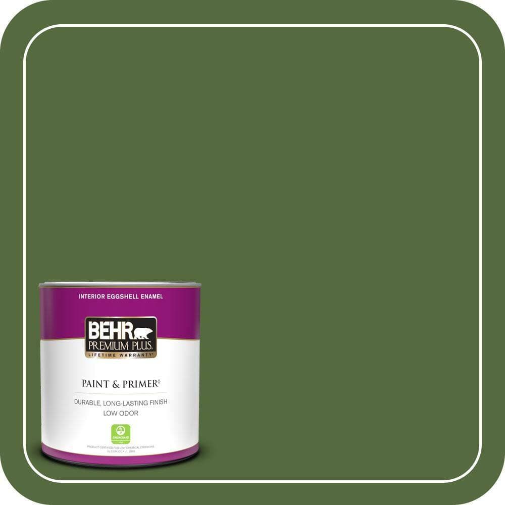 BEHR PREMIUM PLUS #410D-7 Mountain Forest Enamel Low Odor & Primer (1)