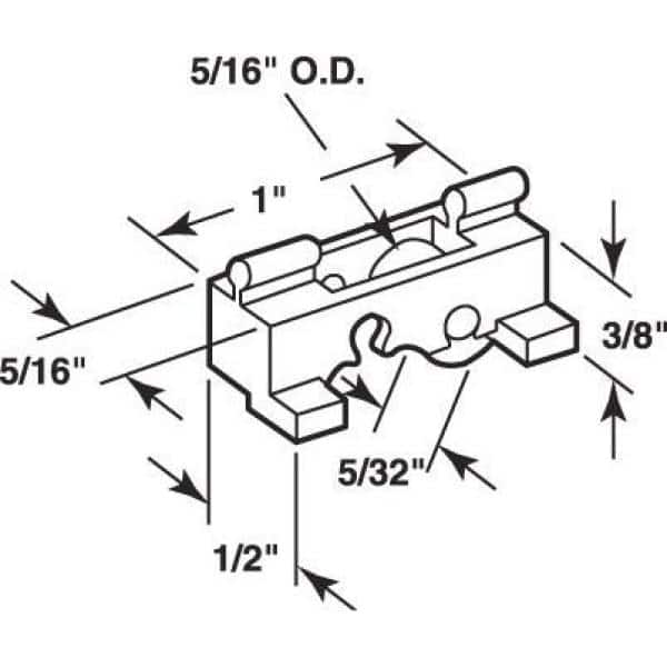 Prime-Line Sliding Window Roller and Guide (2)