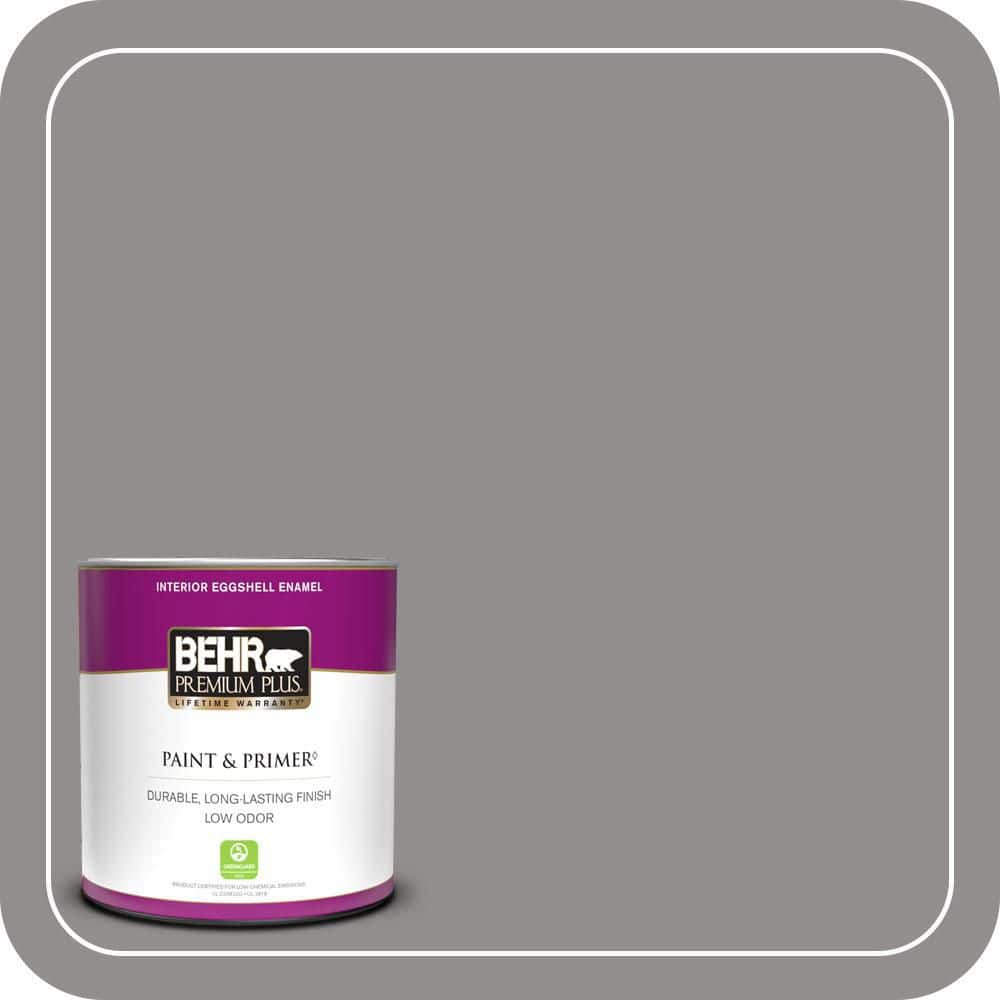 BEHR PREMIUM PLUS 1 qt. #PPU16-14 Plum Smoke Eggshell Enamel Low Odor Interior Paint & Primer