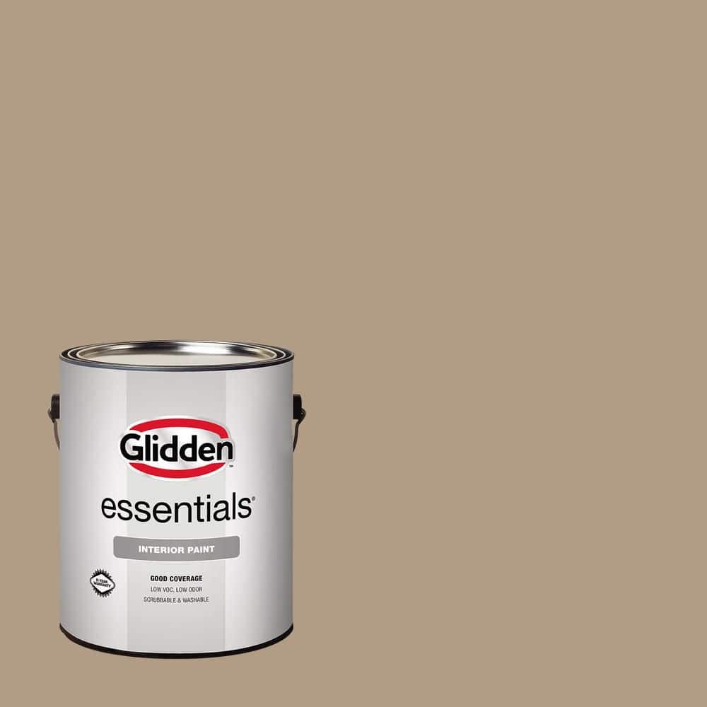 Glidden Essentials 1 gal. PPG1077-4 Weathered Wood Semi-Gloss Interior Paint
