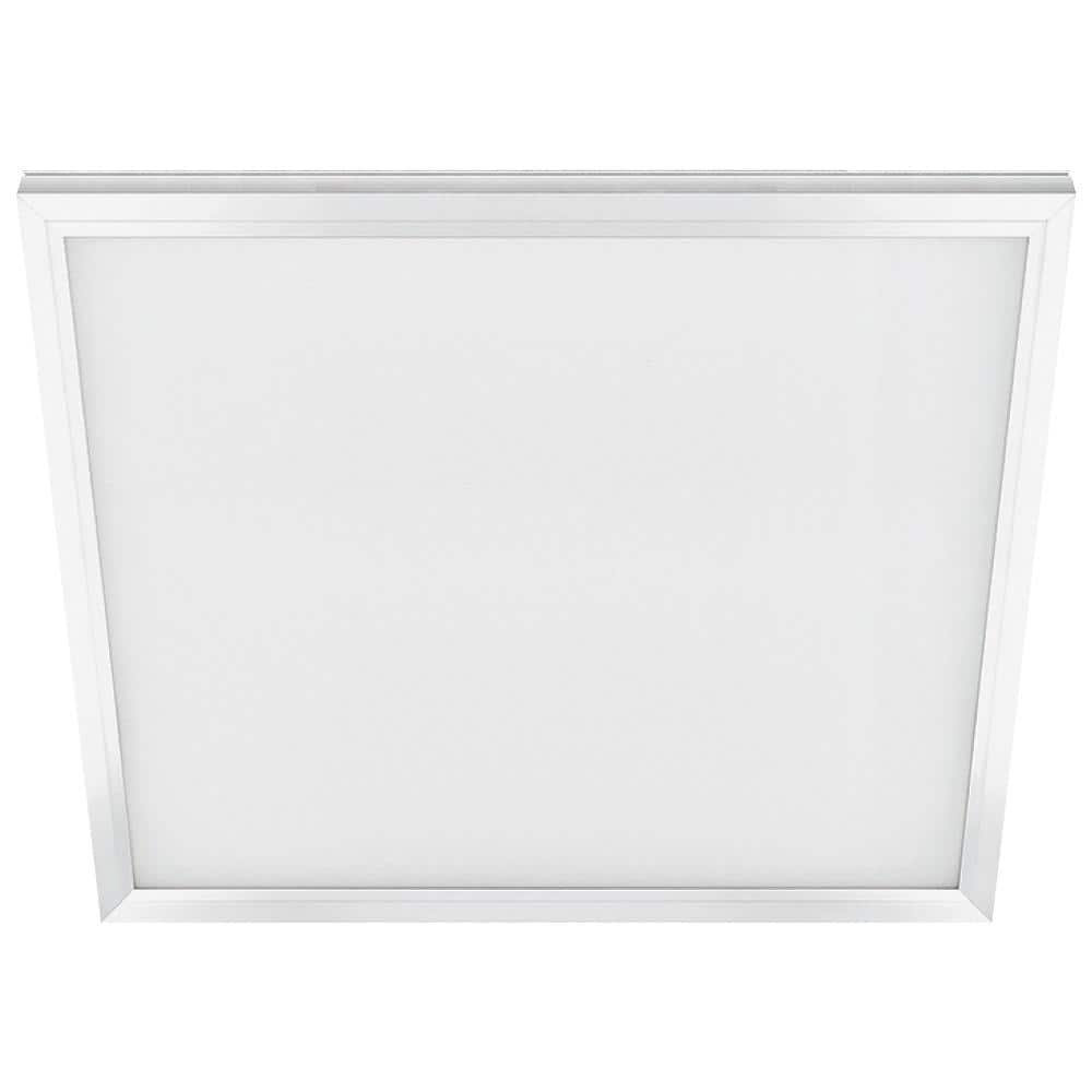 Commercial Electric 1 ft. x 1 ft. 11-Watt Dimmable White Integrated LED 800 Lumens Flat Panel Flush Mount Ceiling Light Color Change 5CCT (2)