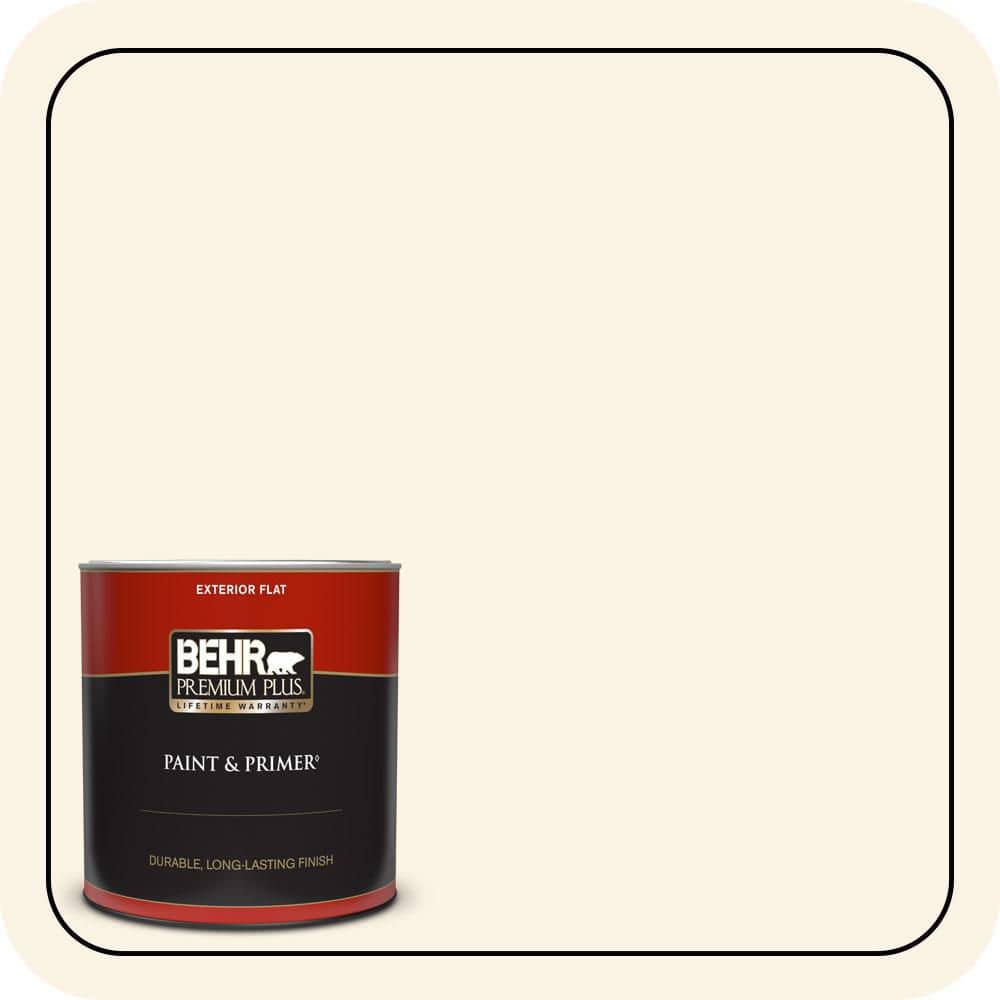 BEHR PREMIUM PLUS 1 qt. #PWL-81 Spice Delight Flat Exterior Paint & Primer