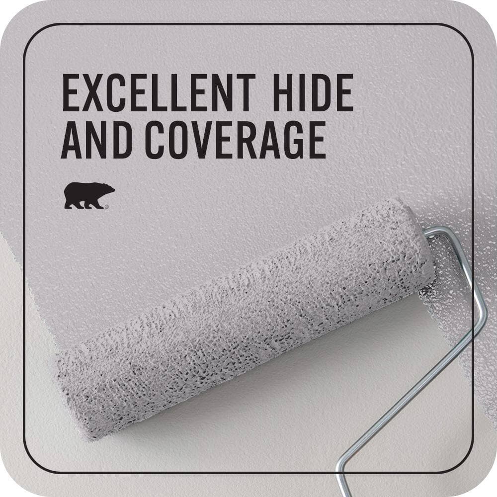 BEHR PREMIUM PLUS 1 qt. #MQ5-32 Such Melodrama Flat EcoMix Plant-Based Interior Paint & Primer (2)