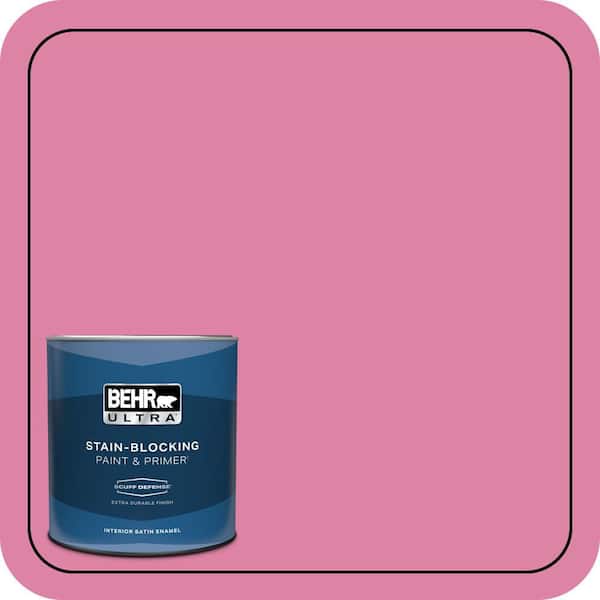 BEHR PREMIUM PLUS #HDC-MD-10A Sweet Chrysanthemum Enamel Low Odor & Primer (2)