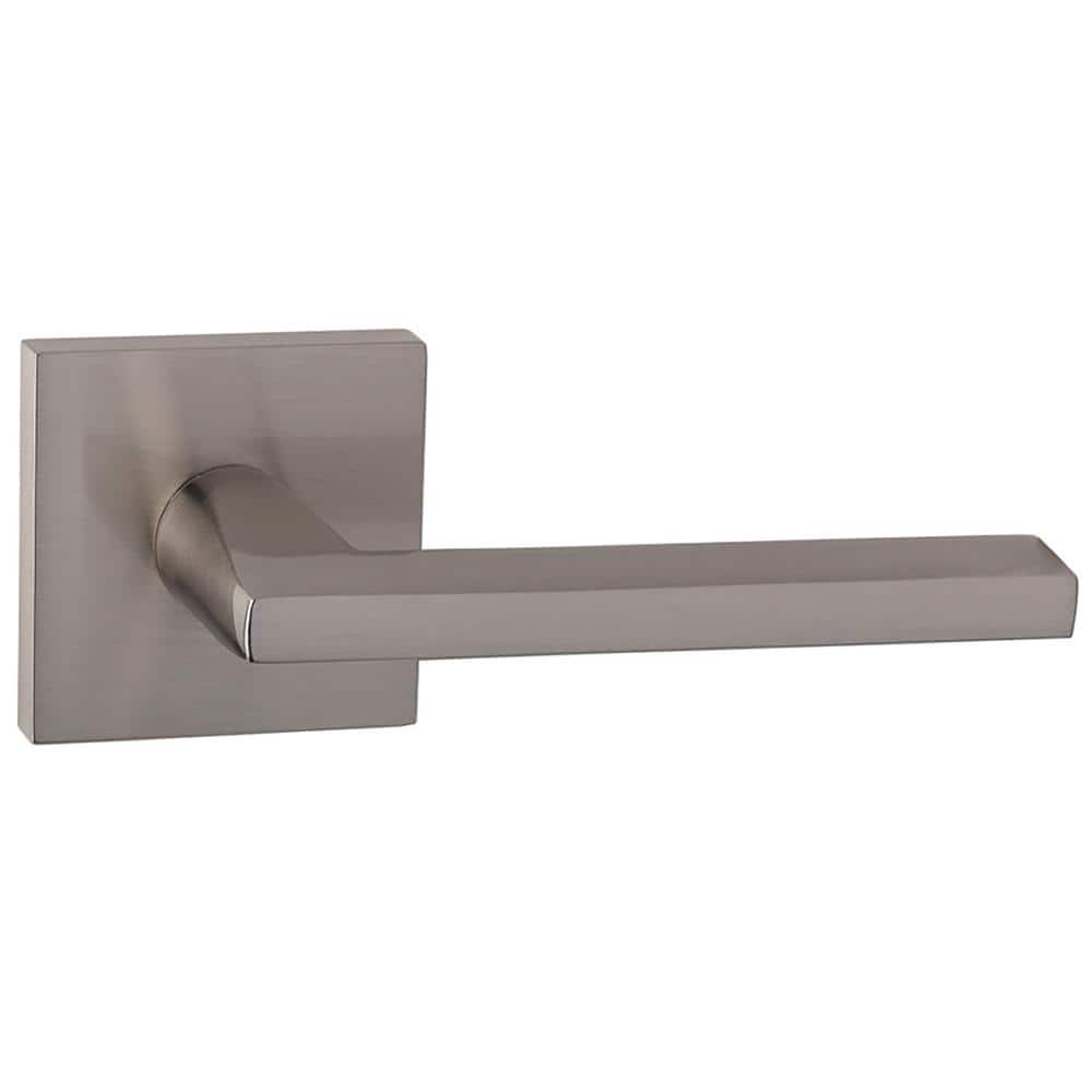 DELANEY HARDWARE Bravura 333SC Tampa Satin Nickel Dummy (Inactive) Door Lever /Square Trim (1)