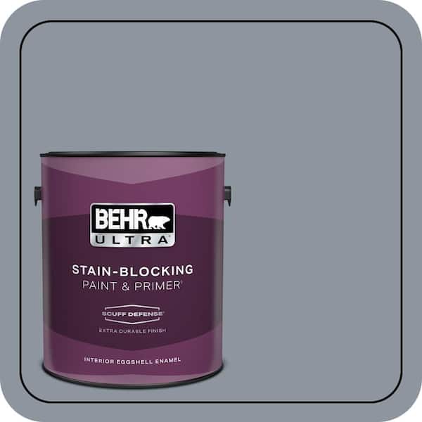 BEHR PREMIUM PLUS #750F-4 Raging Sea Enamel & Primer Color Sample (2)