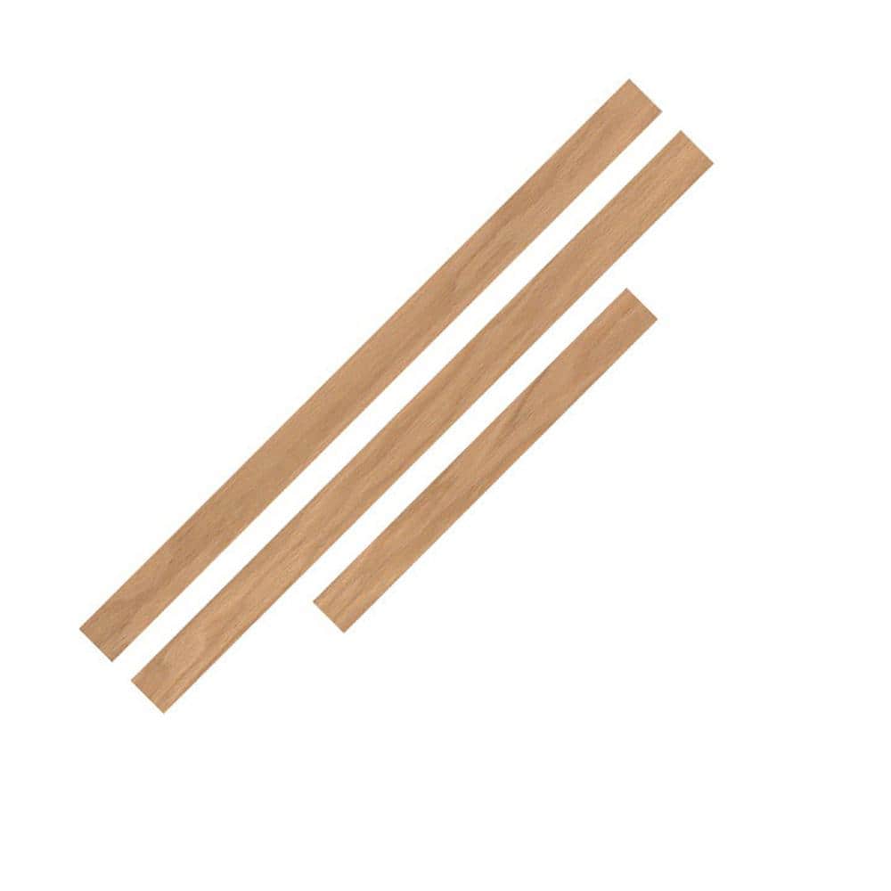 InvisiDoor Red Oak Trim Molding Accessory for 32 in. or 36 in. Bookcase (2)