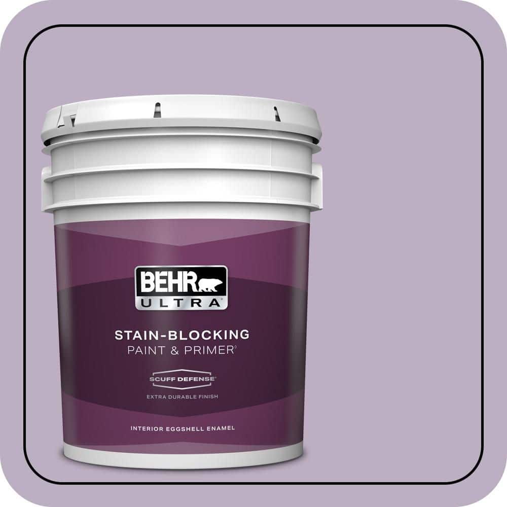 BEHR ULTRA 5 gal. #S100-3 Courtly Purple Extra Durable Eggshell Enamel Interior Paint & Primer