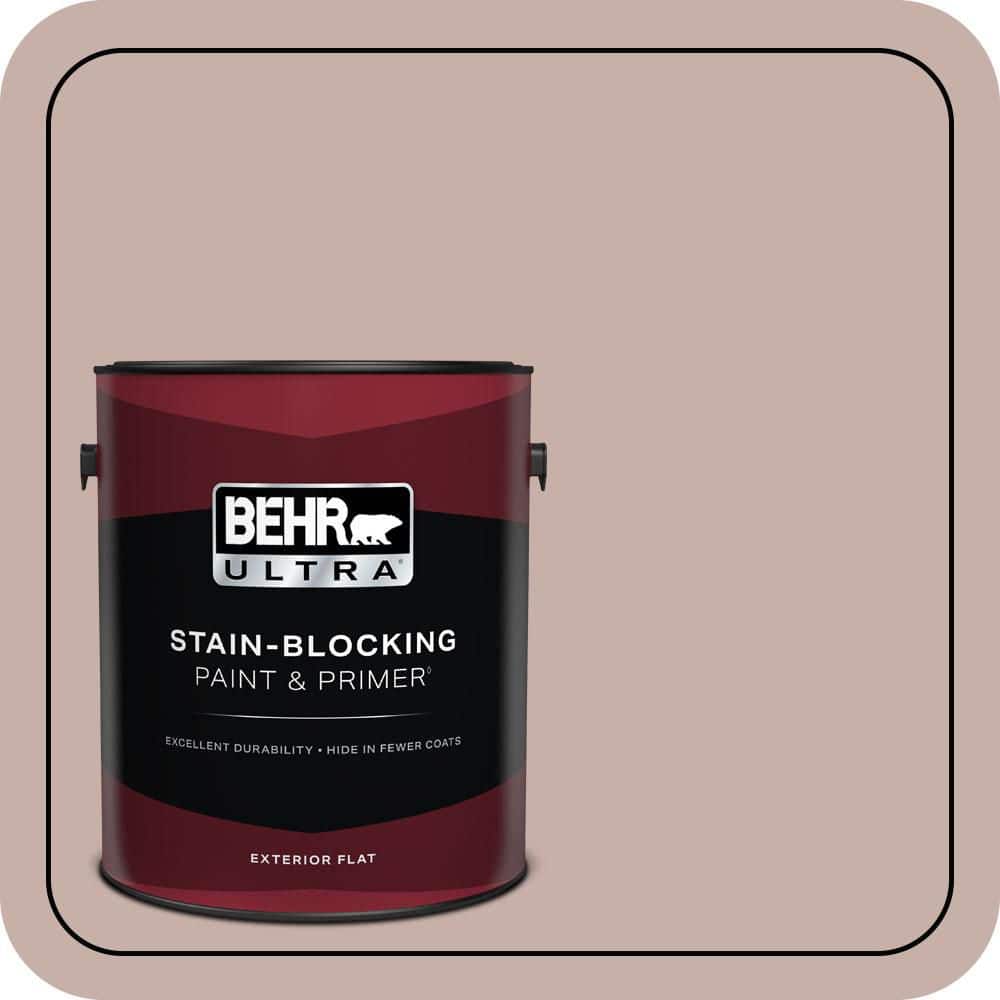 BEHR ULTRA 1 gal. #N160-3 Vintage Charm Flat Exterior Paint & Primer