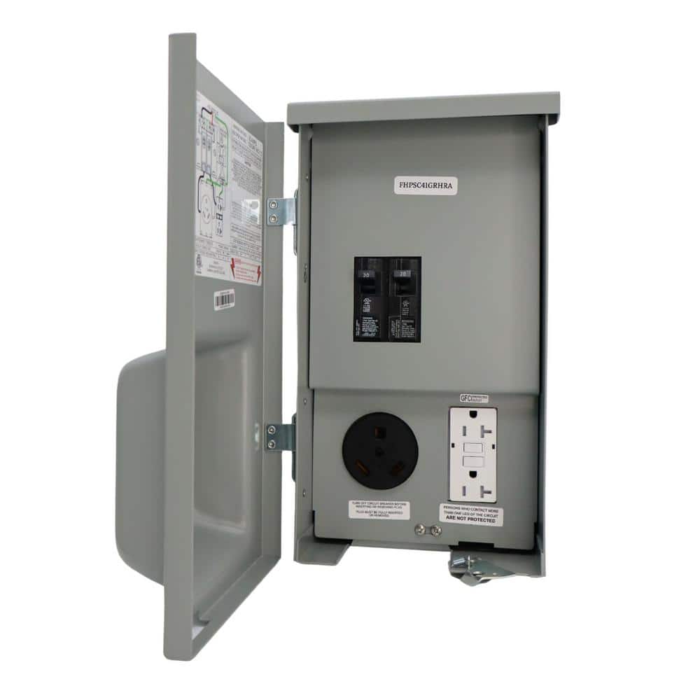 Connecticut Electric 30-Amp RV Power Outlet with Branch Breakers