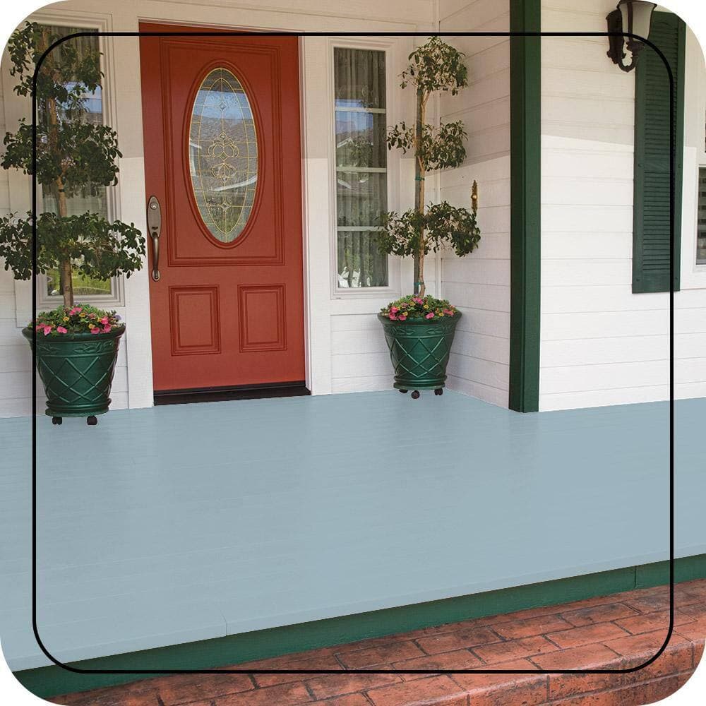BEHR PREMIUM #PPU14-16 Low-Lustre Enamel Interior/Exterior Porch and Patio Floor Paint (2)