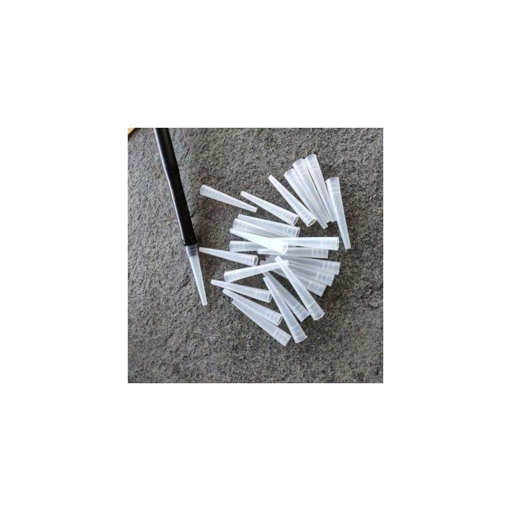 Unbranded Foam Dispensing Gun Spray Gun Nozzle Accessory Pack for Construction Sealing and Bonding 16-Pieces White Transparent (3)