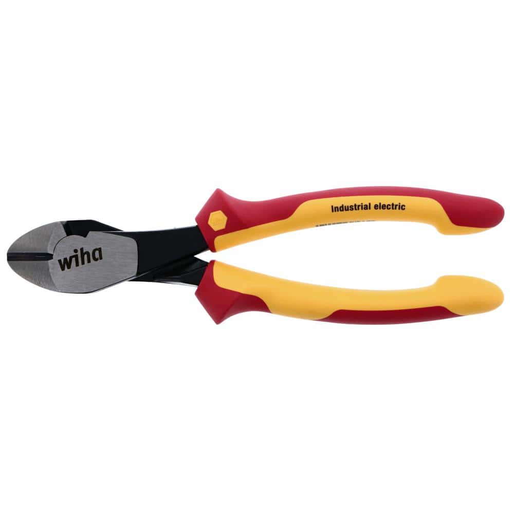 Wiha 8 in. 1000-Volt Insulated Industrial High Leverage Diagonal Cutters (1)