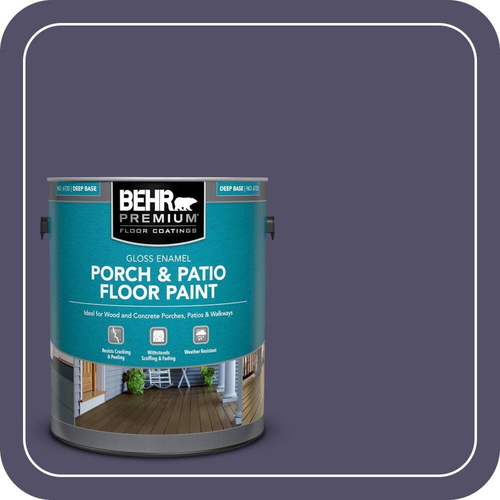 BEHR PREMIUM 1 gal. #PPU16-19 Mardi Gras Gloss Enamel Interior/Exterior Porch and Patio Floor Paint