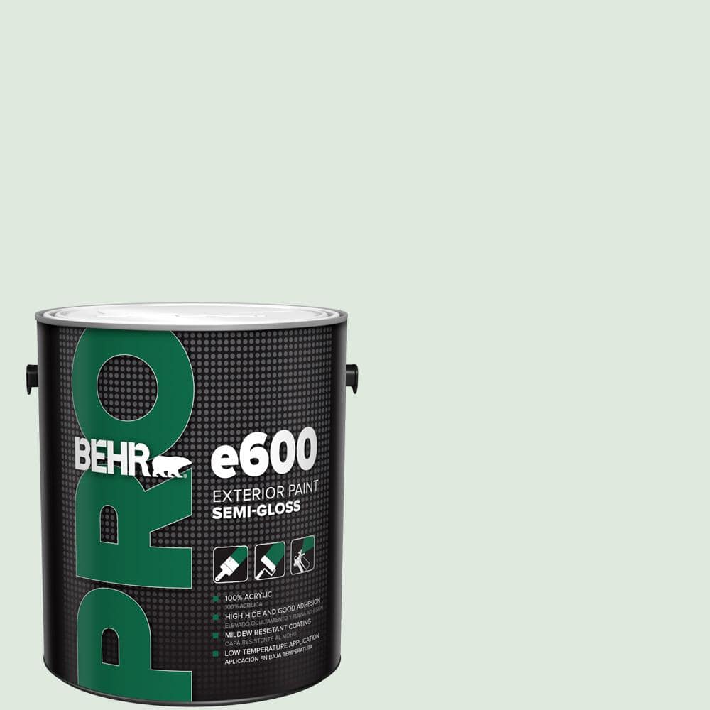 BEHR PRO 1 gal. #460E-1 Meadow Light Semi-Gloss Exterior Paint
