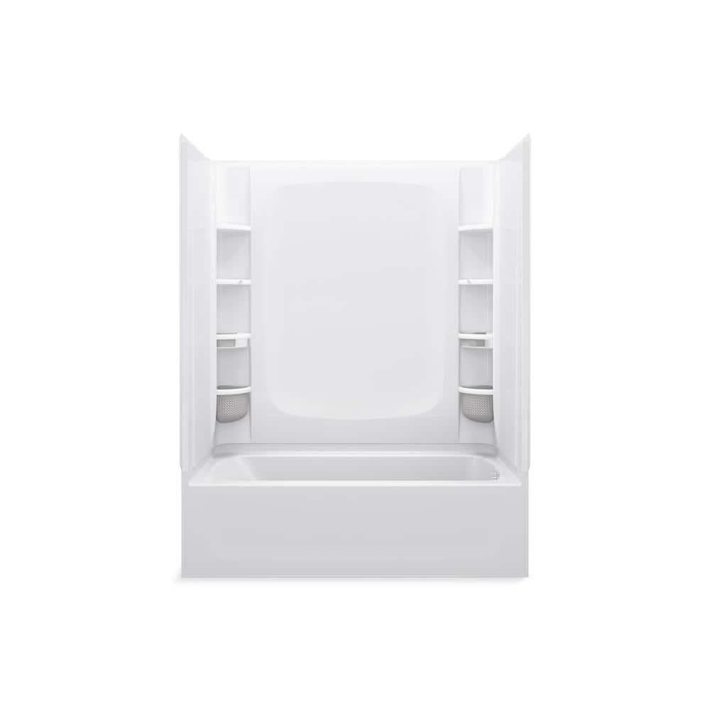 Sterling 60 in. x 30 in. Soaking Bathtub with Right Drain in White (3)