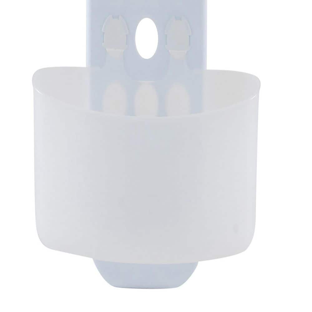 Bath Bliss 3 Tier Adjustable Shelves Shower Caddy in White (2)