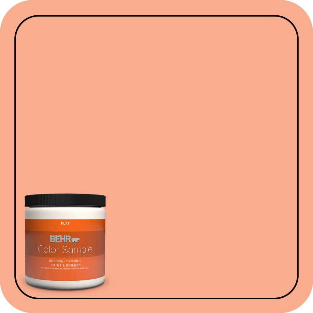 BEHR PREMIUM PLUS #210B-4 Sunset Strip Enamel Interior Stain-Blocking Paint and Primer (1)