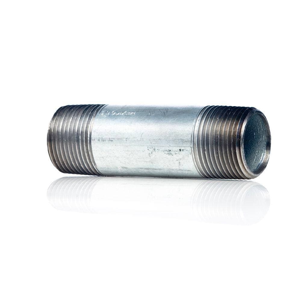 Southland 3/8 in. x 3 in. Galvanized Steel MPT Nipple