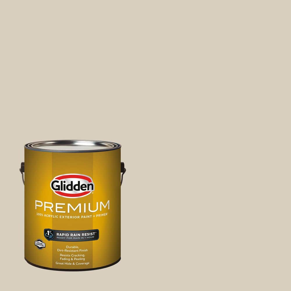 Glidden Premium 1 gal. Crushed Silk Flat Exterior Latex Paint