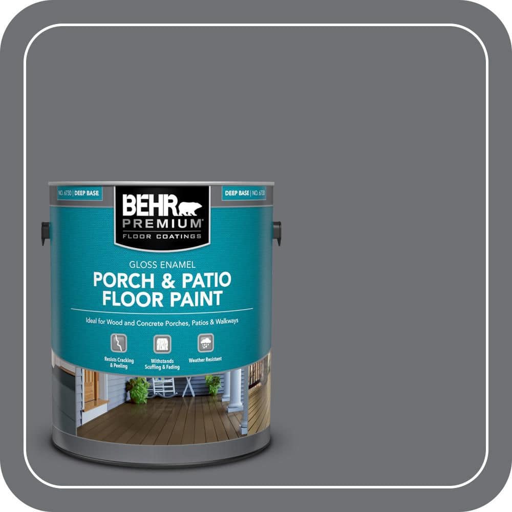 BEHR PREMIUM 1 gal. #PPU18-03 Antique Tin Gloss Enamel Interior/Exterior Porch and Patio Floor Paint