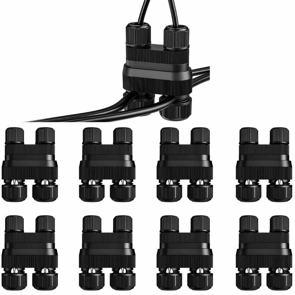 Unbranded Low Voltage Landscape Wire Connectors Waterproof 12-18 Gauge Fastlock2 for Garden Path Lights 8 Pack